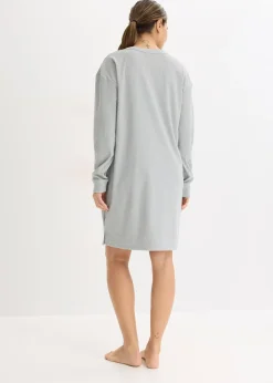 Robe d’intérieur en douce maille côtelée