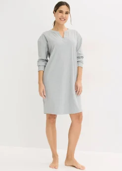 Robe d’intérieur en douce maille côtelée