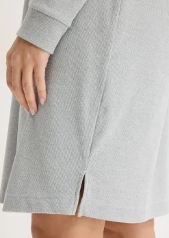 Robe d’intérieur en douce maille côtelée