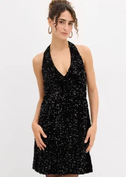 Robe dos nu à sequins