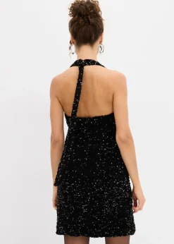 Robe dos nu à sequins