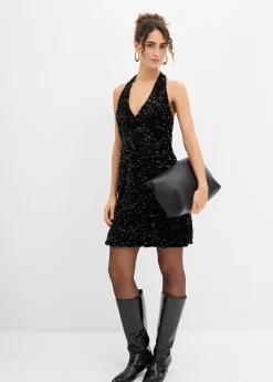 Robe dos nu à sequins