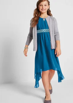 Robe en crêpe à sequins