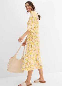 Robe en crépon de viscose