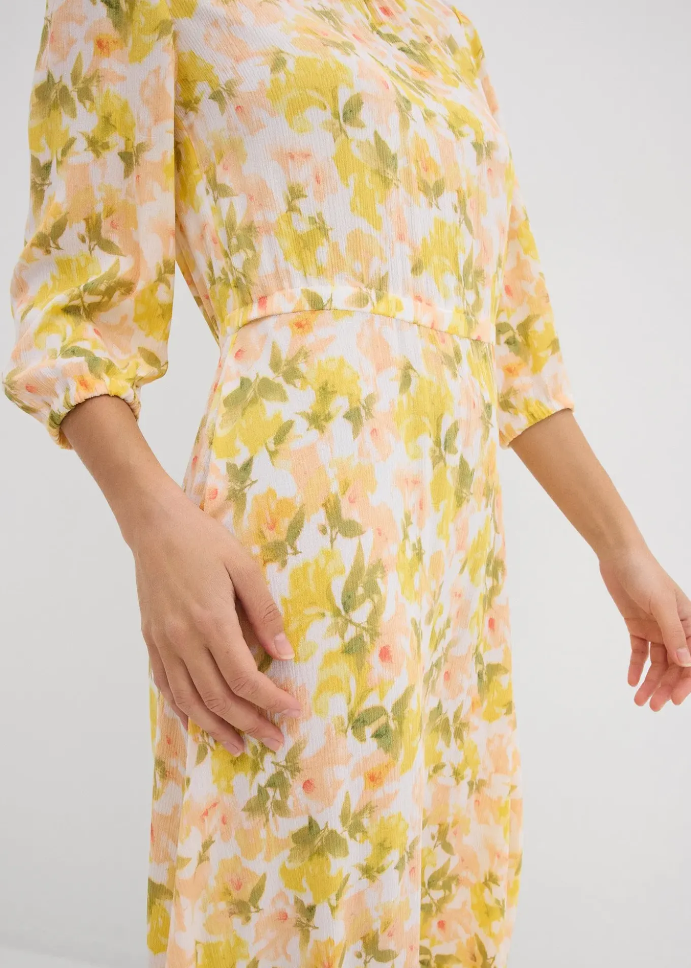 Robe en crépon de viscose