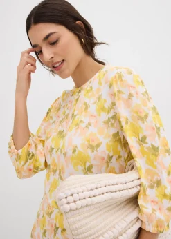 Robe en crépon de viscose