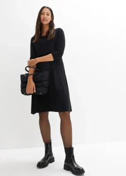 Robe 2en1 de grossesse et d'allaitement avec fil brillant