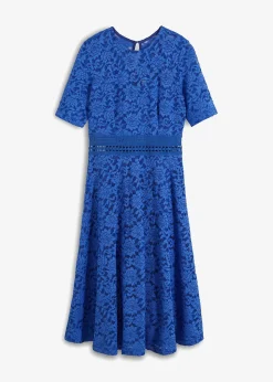 Robe en dentelle avec empiècement crochet