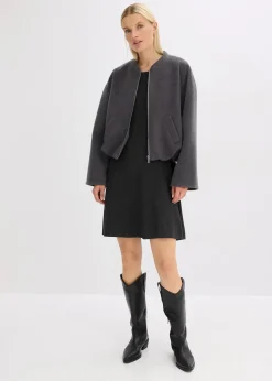 Robe en douce maille de viscose mélangée