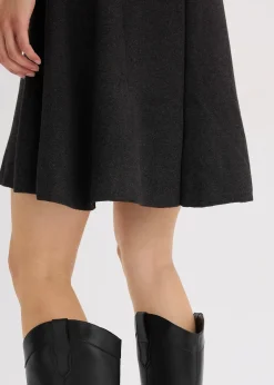 Robe en douce maille de viscose mélangée