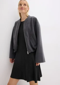 Robe en douce maille de viscose mélangée