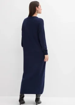 Robe en fine maille de viscose mélangée