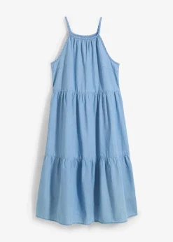 Robe en jean en coton fluide