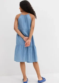Robe en jean en coton fluide