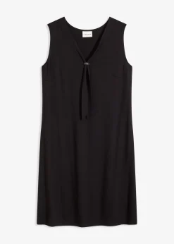 Robe en jersey à col lavallière