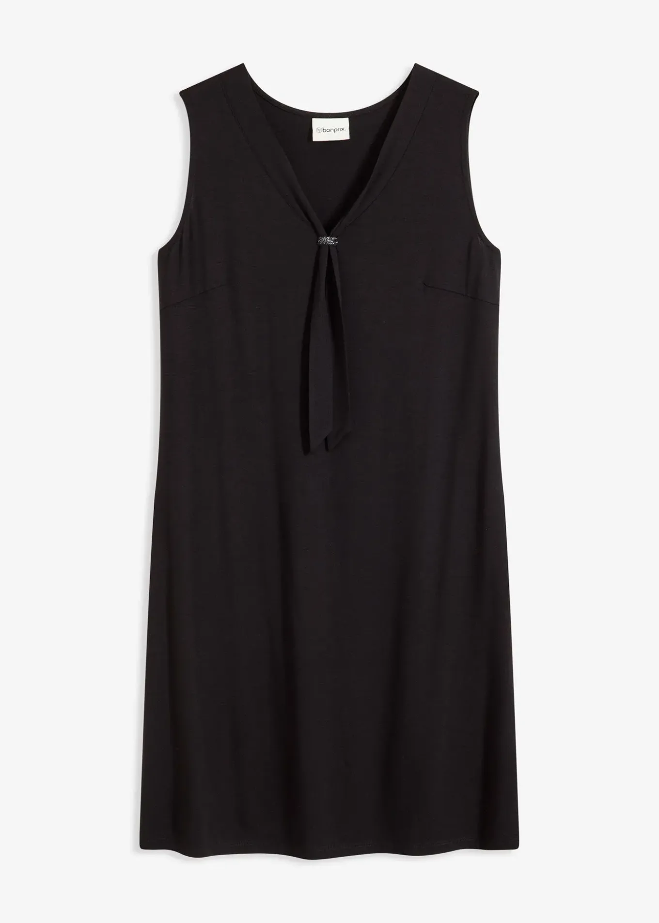 Robe en jersey à col lavallière