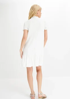 Robe en jersey à dentelle