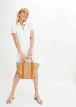 Robe en jersey à dentelle