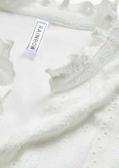 Robe en jersey à dentelle