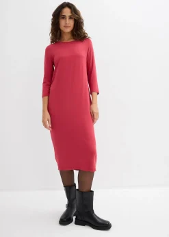 Robe en jersey à manches 3/4