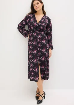 Robe en jersey à manches ballon