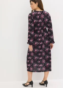 Robe en jersey à manches ballon