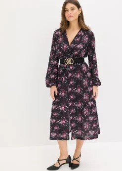 Robe en jersey à manches ballon