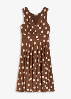 Robe en jersey à pois