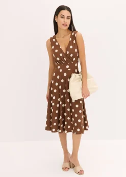 Robe en jersey à pois