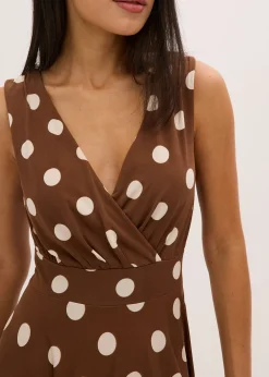 Robe en jersey à pois