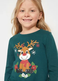 Robe en jersey + robe de poupée 100% coton (ens. 2 pces)