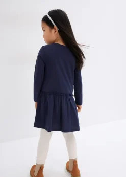 Robe en jersey + robe de poupée 100% coton (ens. 2 pces)