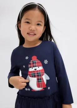 Robe en jersey + robe de poupée 100% coton (ens. 2 pces)