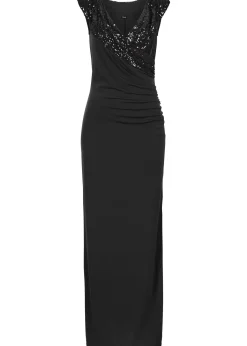 Robe en jersey à sequins