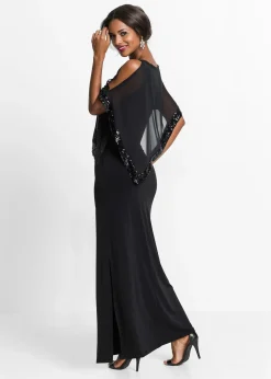 Robe en jersey à sequins