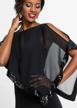 Robe en jersey à sequins