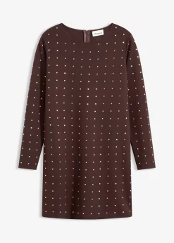 Robe en jersey à strass