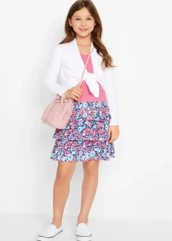 Robe en jersey à volants