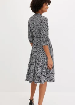 Robe en jersey avec ceinture à nouer (ens. 2 pces)