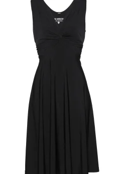 Robe en jersey avec décolleté en V