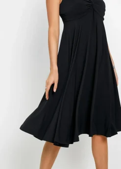 Robe en jersey avec décolleté en V