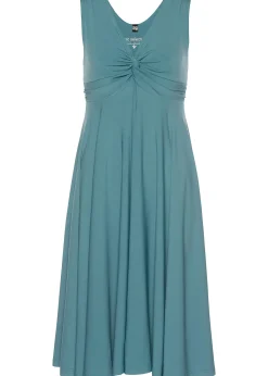 Robe en jersey avec décolleté en V