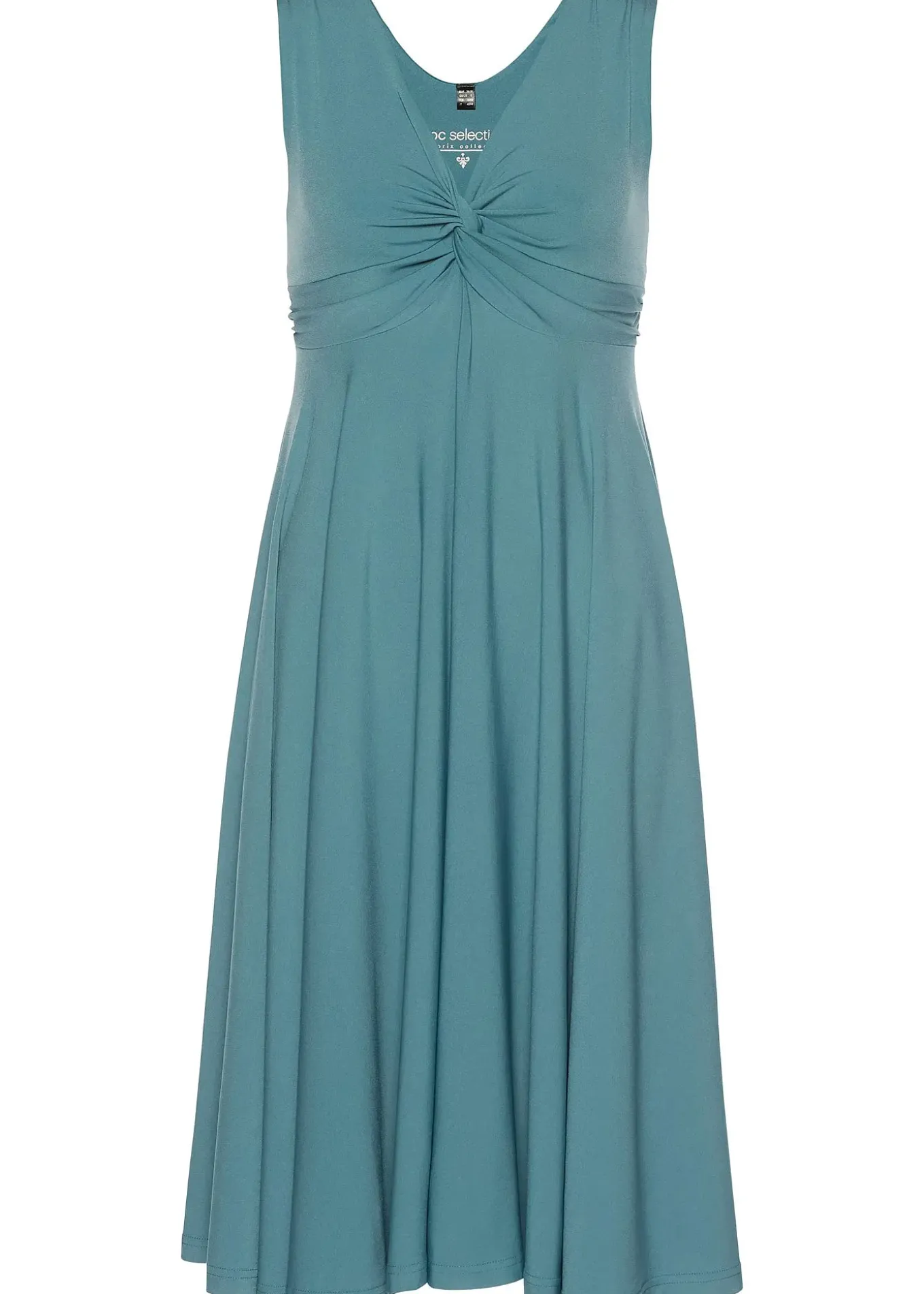 Robe en jersey avec décolleté en V