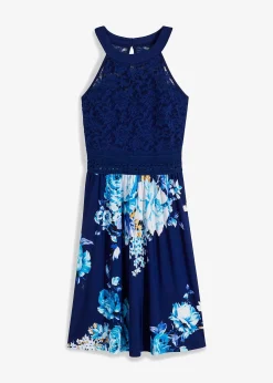 Robe en jersey avec dentelle