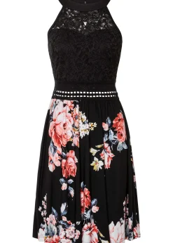 Robe en jersey avec dentelle