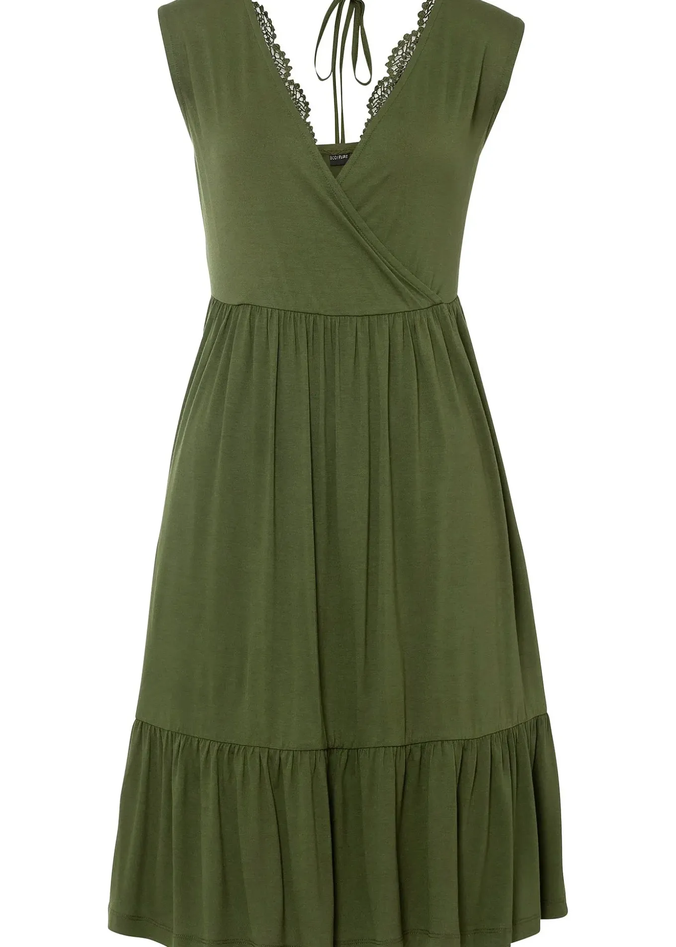 Robe en jersey avec dentelle