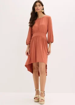 Robe en jersey avec fronces