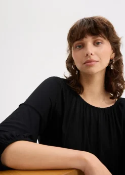 Robe en jersey avec fronces