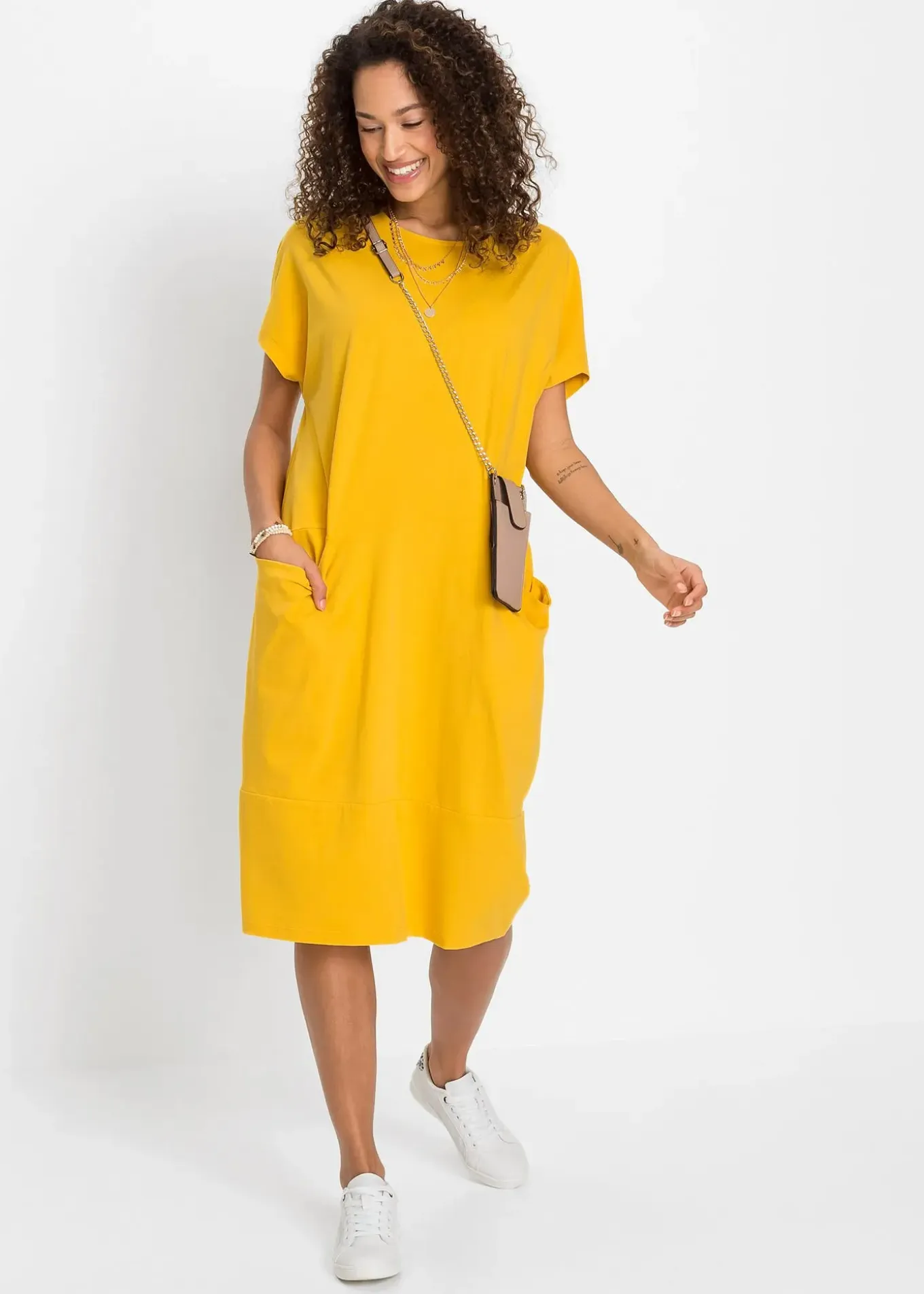 Robe en jersey avec poches