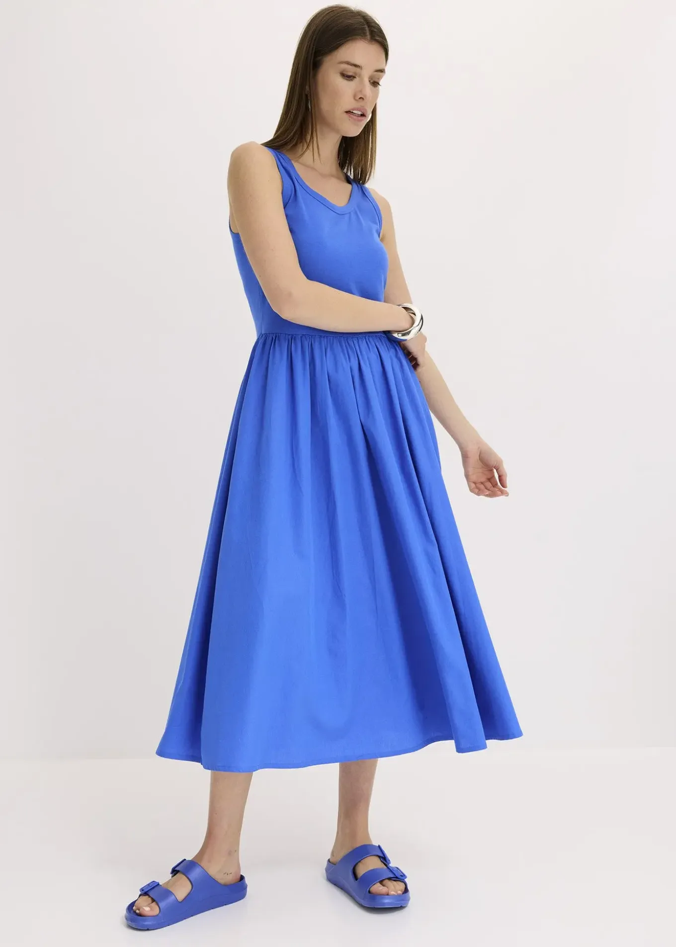 Robe en jersey bi-matière